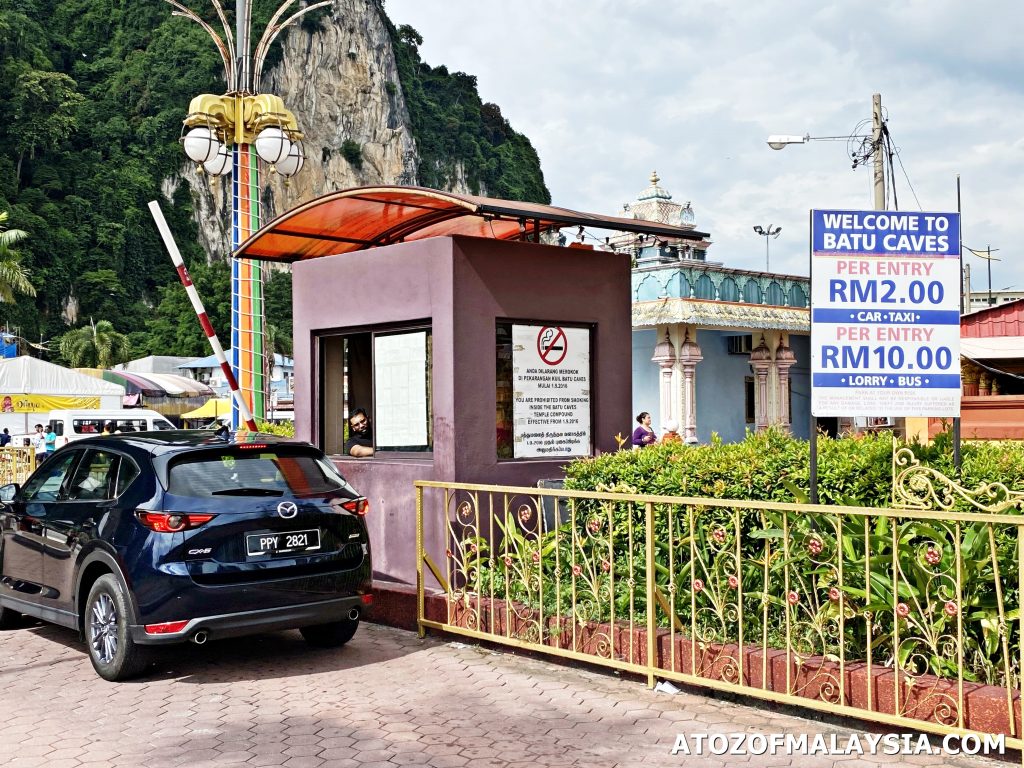 Car entrance to Batu Caves