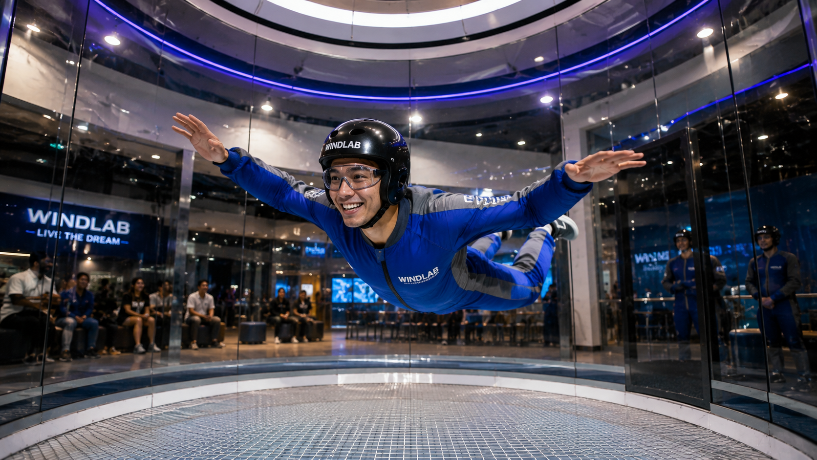 WINDLAB indoor skydiving at 1 Utama