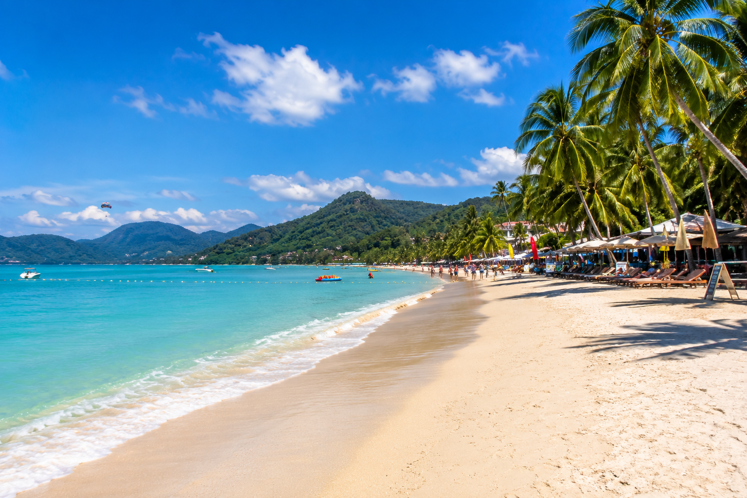Pantai Cenang beach in Langkawi